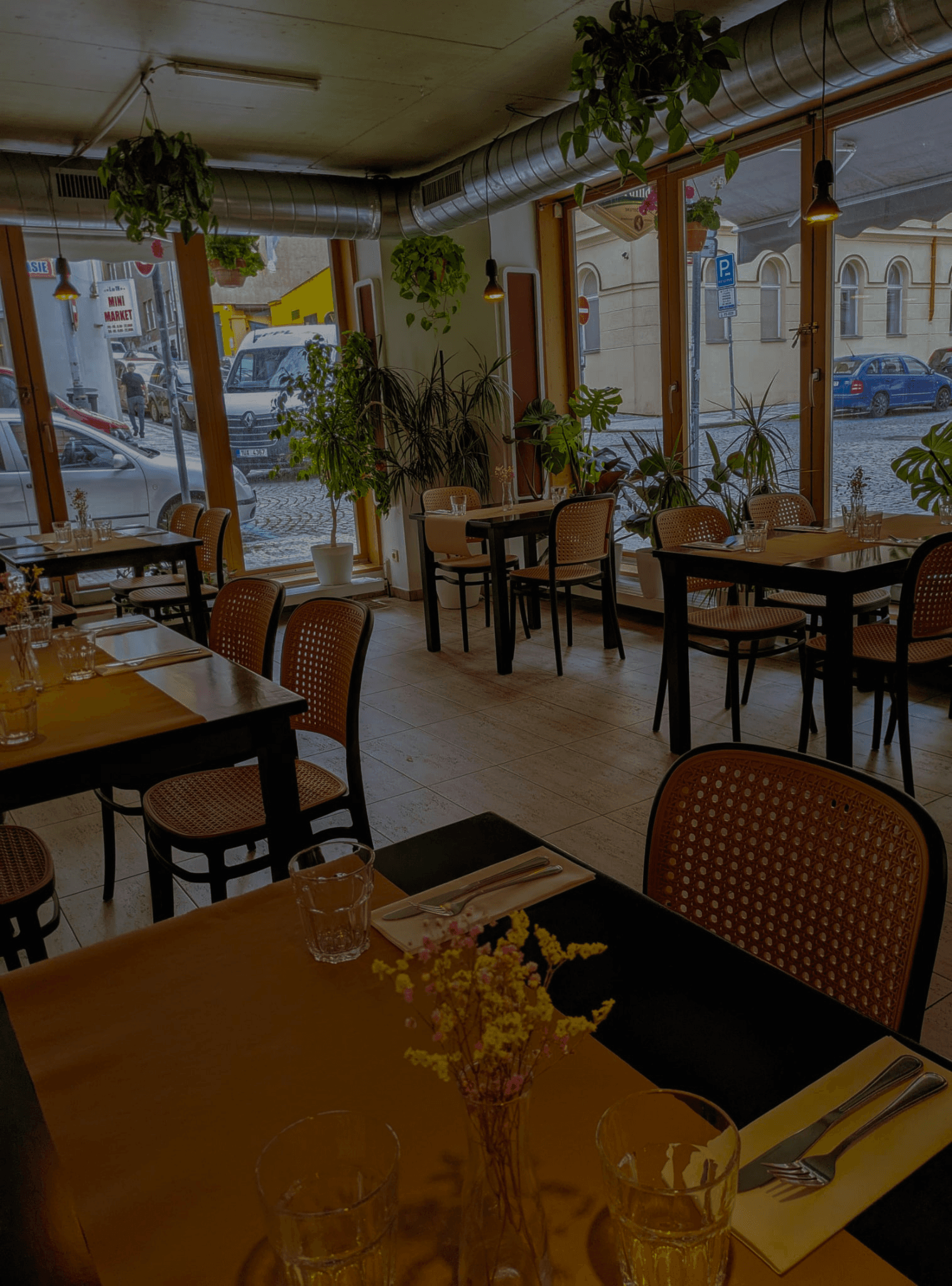 Interiér Restaurace u Agamy