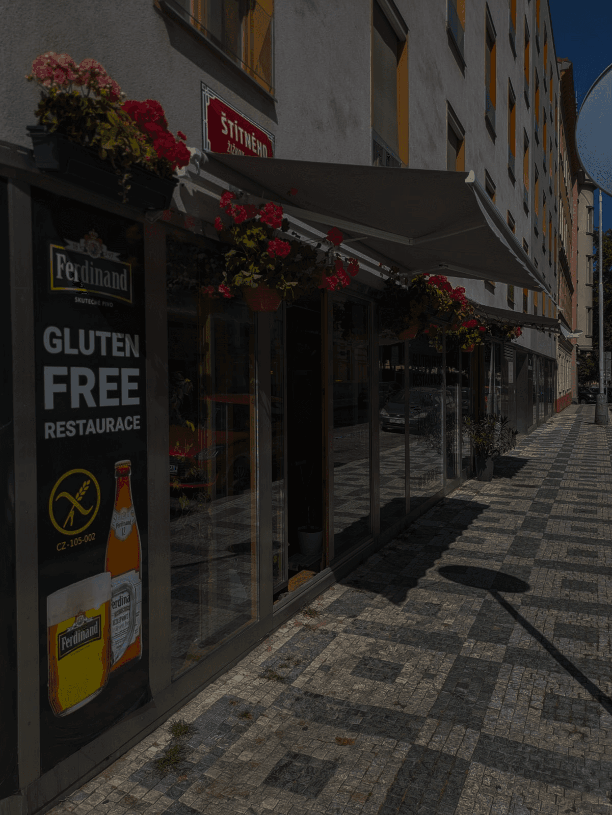 Interiér Restaurace u Agamy